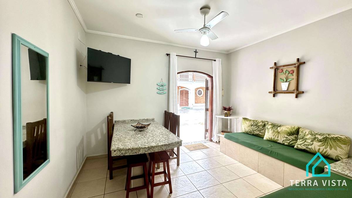  - Apartamento à venda com 1 dormitório na Praia do Tenório Ubatuba SP