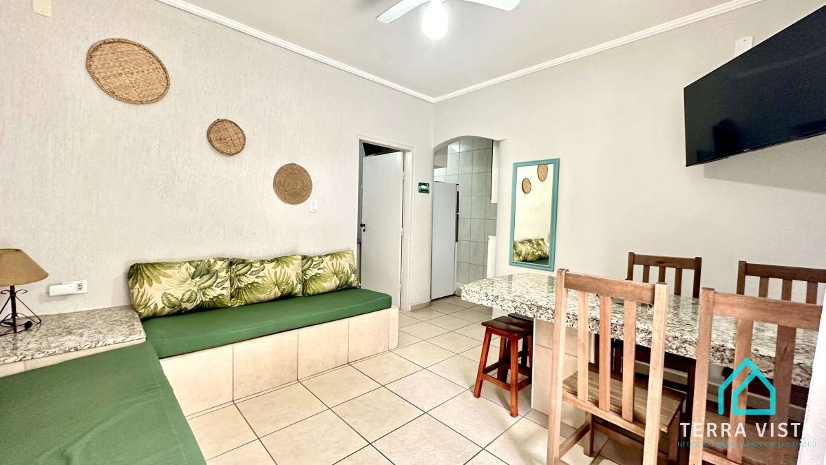  - Apartamento à venda com 1 dormitório na Praia do Tenório Ubatuba SP