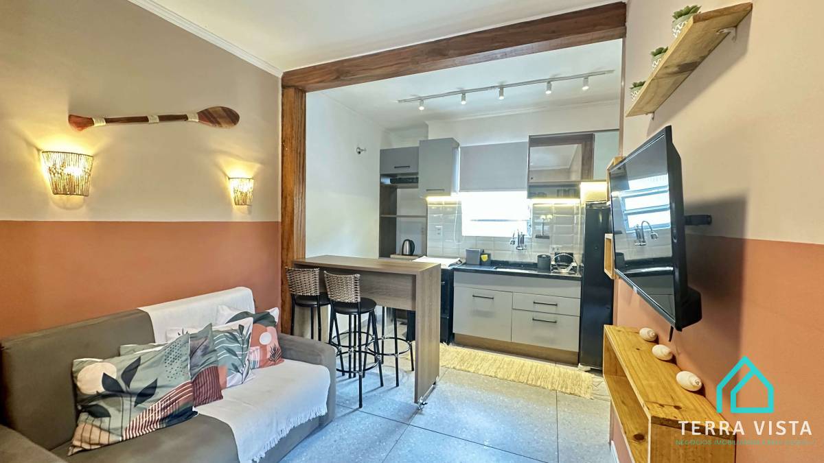  - Apartamento de 1 dormitório a venda na Praia Grande Ubatuba SP