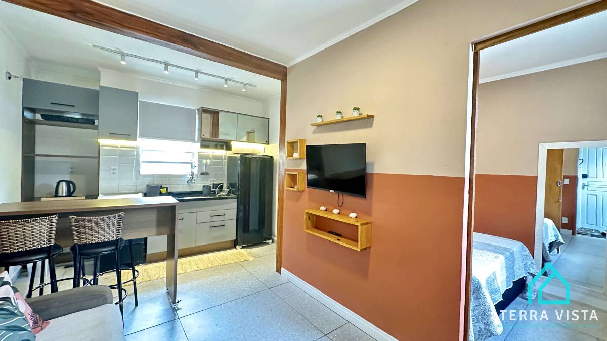  - Apartamento de 1 dormitório a venda na Praia Grande Ubatuba SP