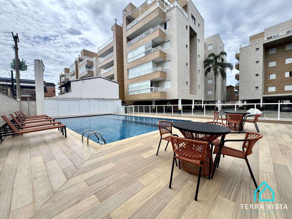 Apartamento novo a venda com 2 dormitórios na Praia do Tenório Ubatuba Sp - Terra Vista Negócios Imobiliários