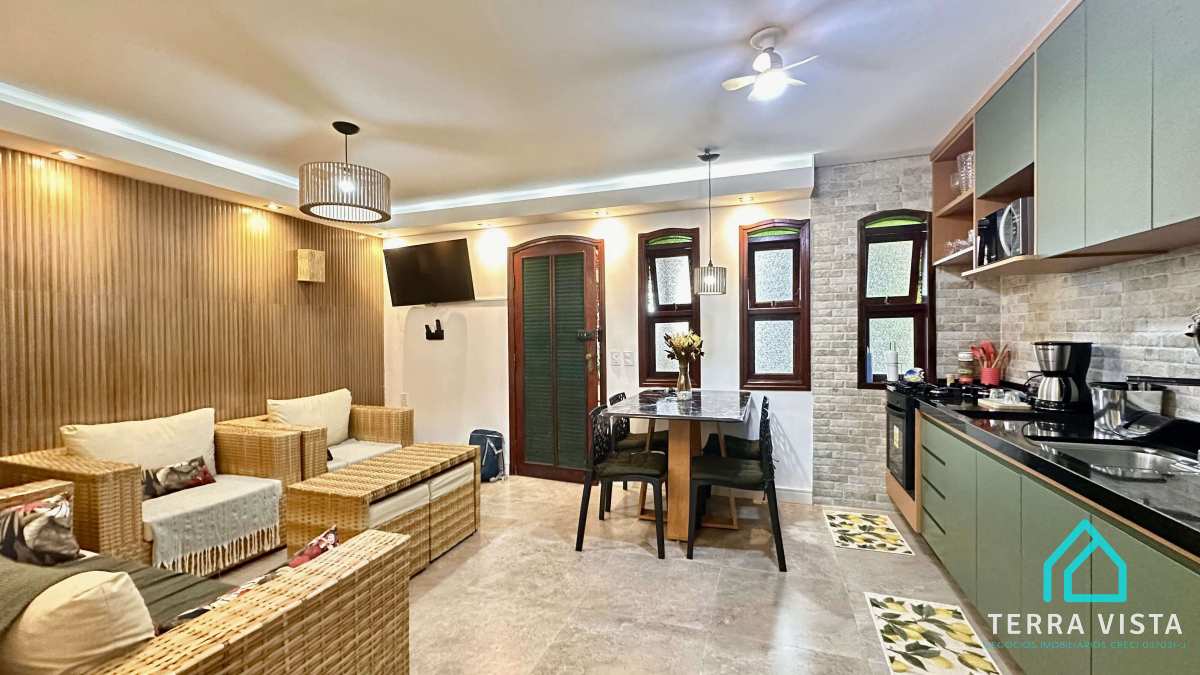 Apartamento à venda com 1 quarto, 55m² - Lázaro,Ubatuba