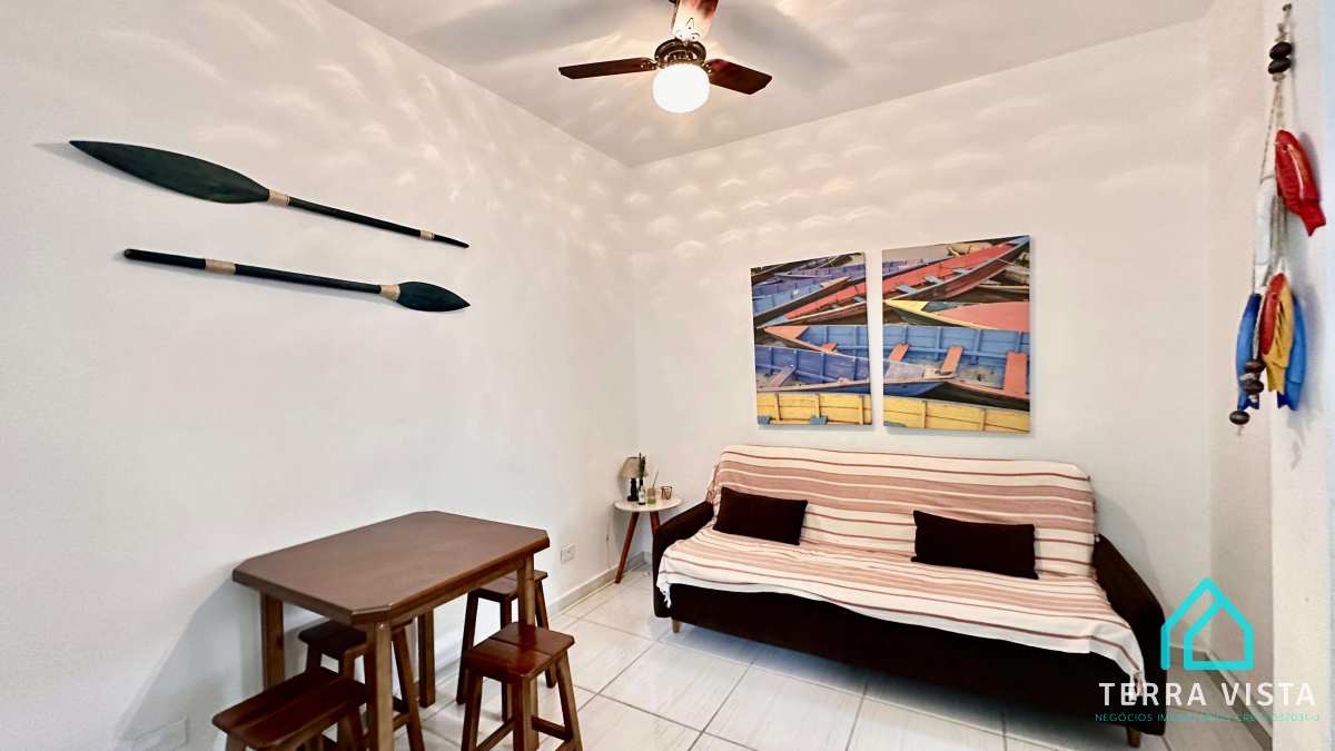  - Lindo apartamento com 1 dormitório na Praia do Perequê Açu Ubatuba SP