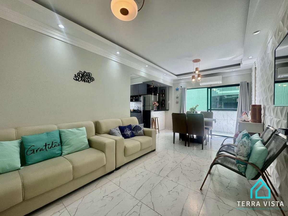  - Lindo apartamento de 1 dormitórios a venda na Praia do Itaguá SP