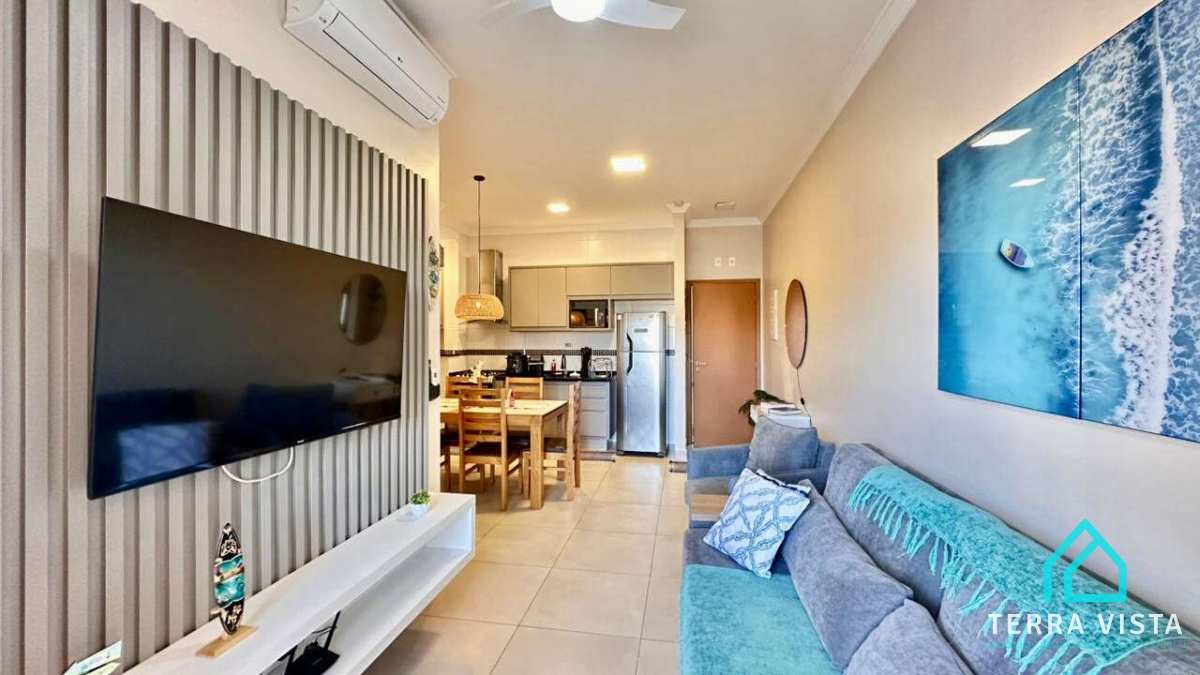  - Lindo apartamento decorado a venda com 2 dormitórios na Praia das Toninhas Ubatuba SP
